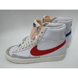 Nike Blazer '77 Vintage Men's Sneaker Mismatched Swoosh White/Blue/Red, Size 6.5